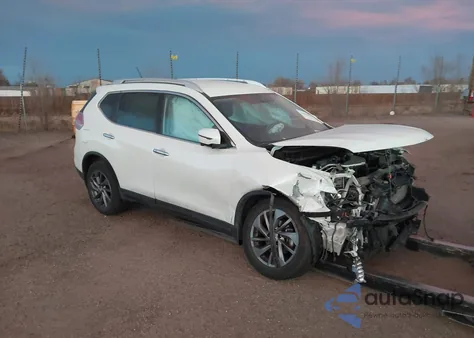 2016 Nissan Rogue S из США, поврежденный, VIN KNMAT2MV0GP734068